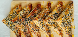 Courgette, Feta & Mozzarella Parcels