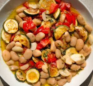 butter beans with garlic, lemon and herbs