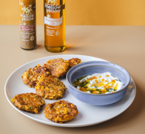 courgette & corn fritters