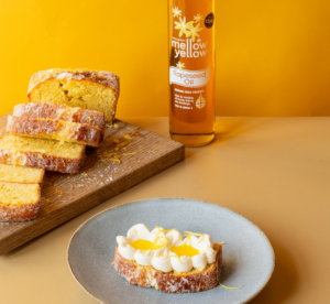 Lemon Loaf Cake With Citrus Crunch & Vanilla Cream Cheese