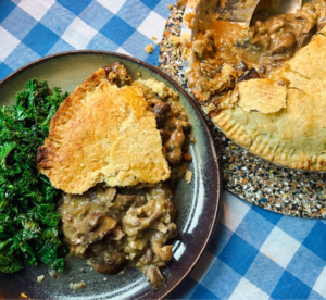 Mushroom & Stilton Pie