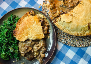 Mushroom & Stilton Pie