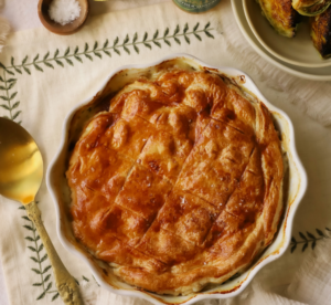 Roast Chicken, Asparagus & Lemon Pie