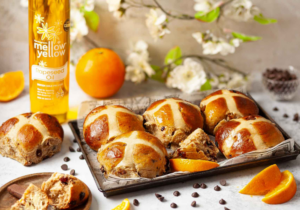 Chocolate Orange Hot Cross Buns