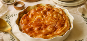 Roast Chicken, Asparagus & Lemon Pie