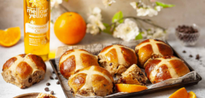 Chocolate Orange Hot Cross Buns
